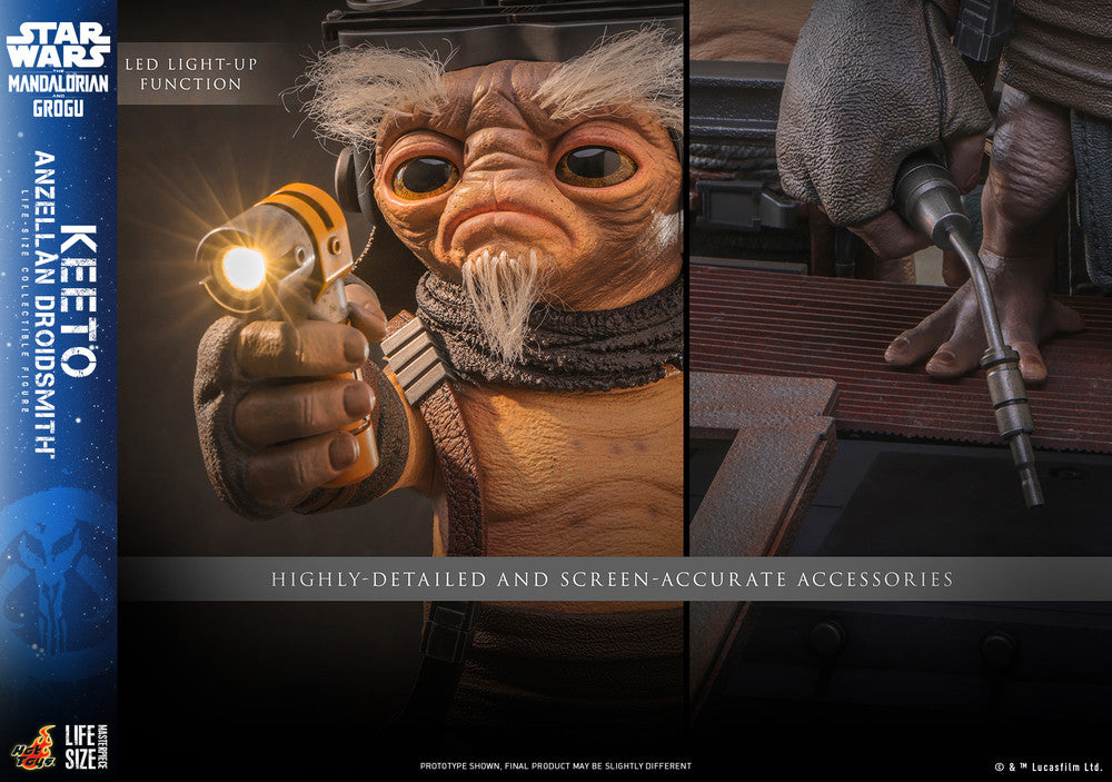 Pedido Figura Keeto (Anzellan Droidsmith) (Tamaño real) - Star Wars: The Mandalorian & Grogu marca Hot Toys LMS018 escala real 1/1