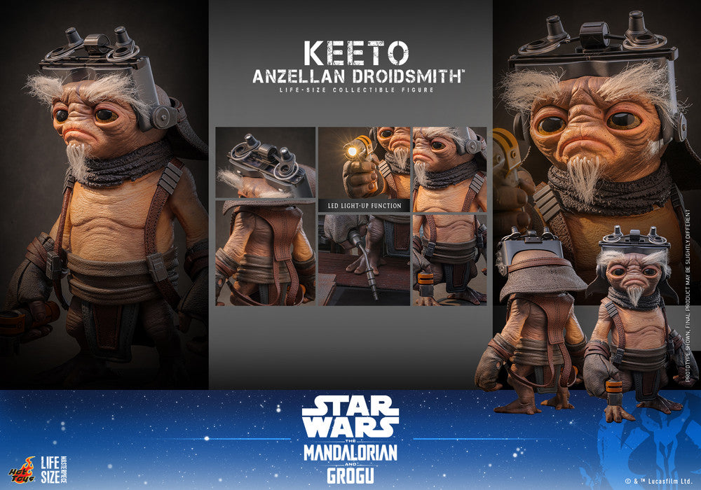 Pedido Figura Keeto (Anzellan Droidsmith) (Tamaño real) - Star Wars: The Mandalorian & Grogu marca Hot Toys LMS018 escala real 1/1
