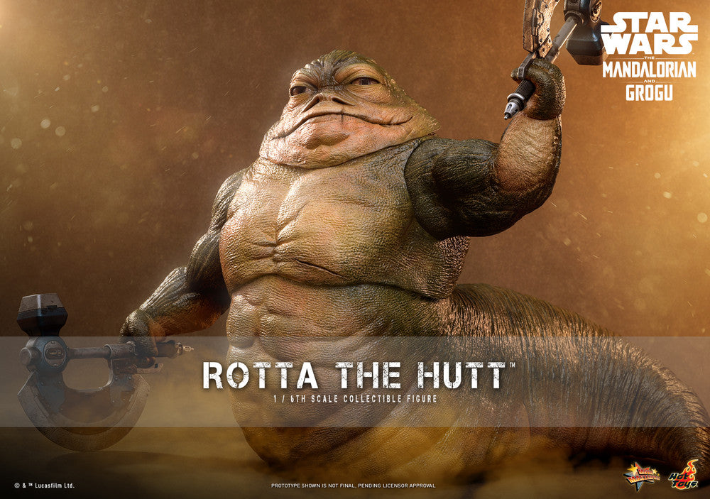 Preventa Figura Rotta the Hutt - Star Wars: The Mandalorian & Grogu marca Hot Toys MMS885 escala 1/6