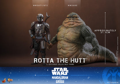 Preventa Figura Rotta the Hutt - Star Wars: The Mandalorian & Grogu marca Hot Toys MMS885 escala 1/6