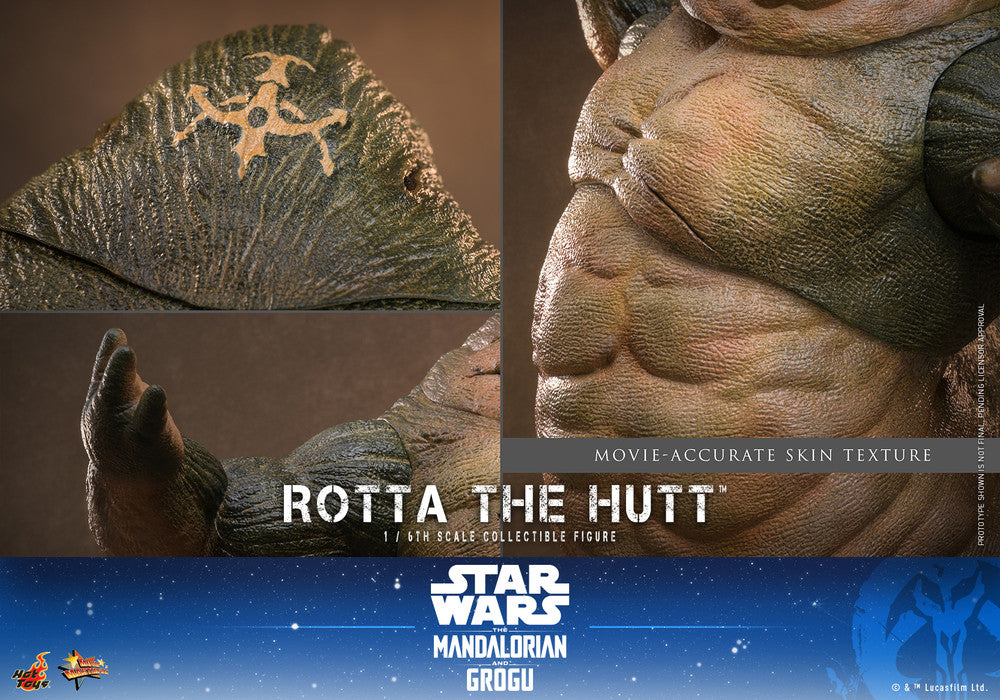 Preventa Figura Rotta the Hutt - Star Wars: The Mandalorian & Grogu marca Hot Toys MMS885 escala 1/6