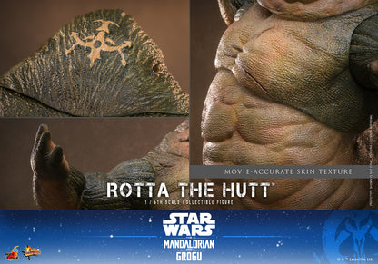Preventa Figura Rotta the Hutt - Star Wars: The Mandalorian & Grogu marca Hot Toys MMS885 escala 1/6