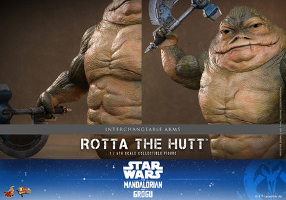Preventa Figura Rotta the Hutt - Star Wars: The Mandalorian & Grogu marca Hot Toys MMS885 escala 1/6