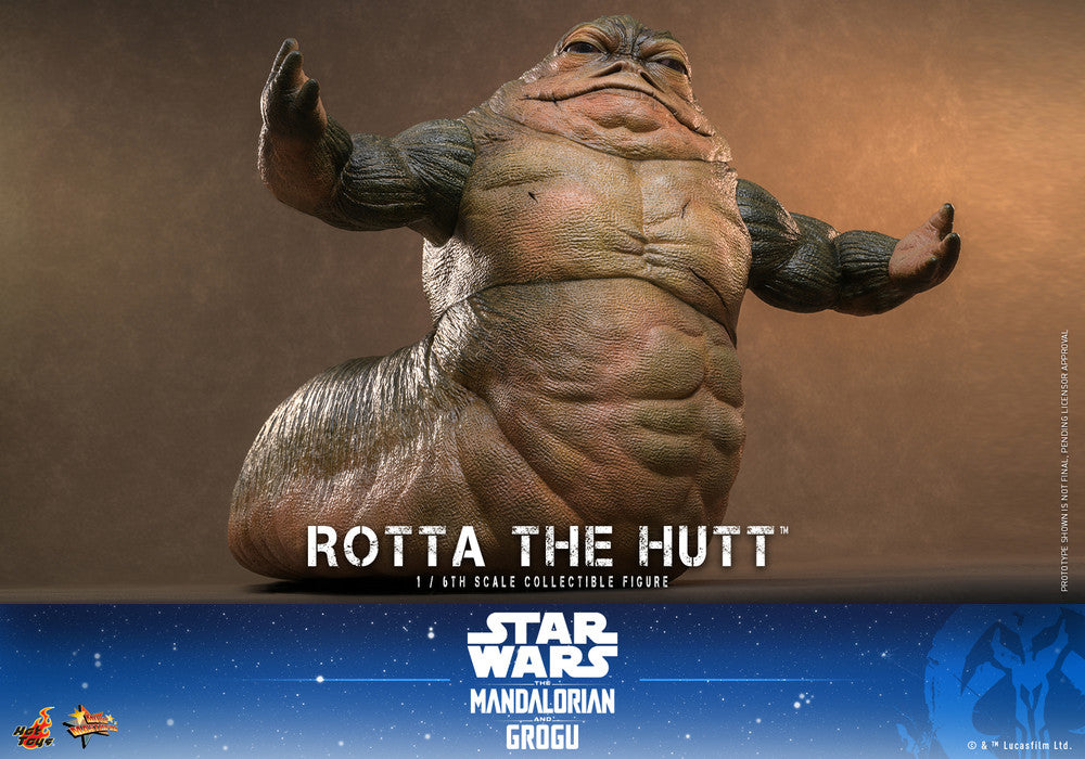 Preventa Figura Rotta the Hutt - Star Wars: The Mandalorian & Grogu marca Hot Toys MMS885 escala 1/6
