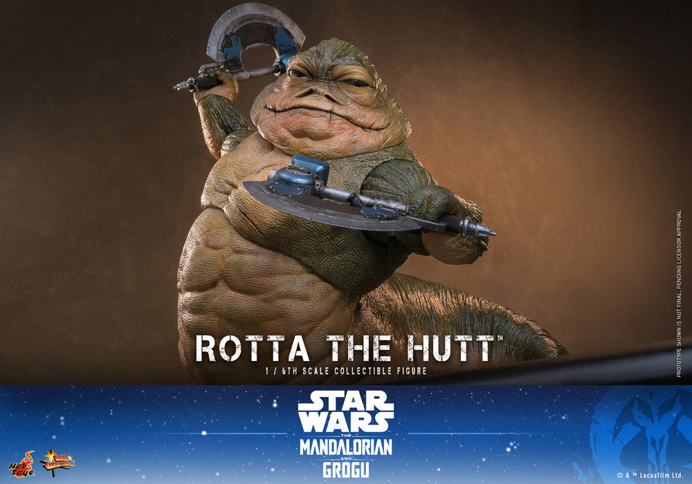 Preventa Figura Rotta the Hutt - Star Wars: The Mandalorian & Grogu marca Hot Toys MMS885 escala 1/6