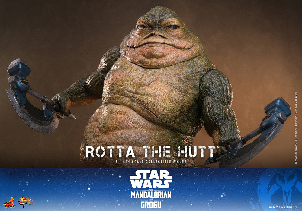 Preventa Figura Rotta the Hutt - Star Wars: The Mandalorian & Grogu marca Hot Toys MMS885 escala 1/6