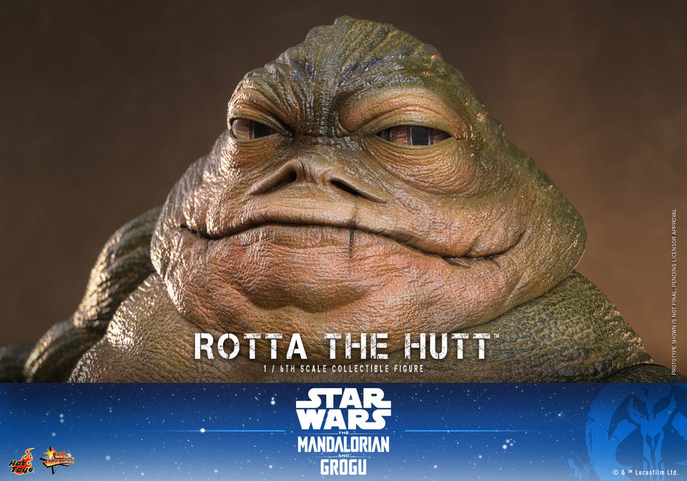 Preventa Figura Rotta the Hutt - Star Wars: The Mandalorian & Grogu marca Hot Toys MMS885 escala 1/6