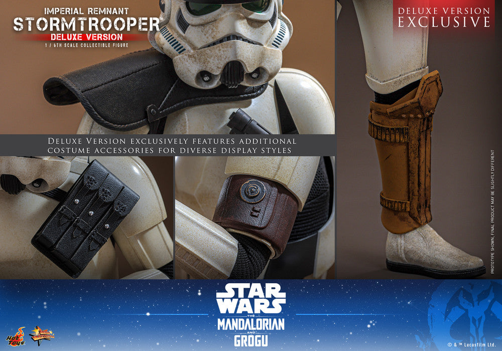 Preventa Figura Imperial Remnant Stormtrooper (Deluxe Version) - Star Wars: The Mandalorian & Grogu marca Hot Toys MMS837 escala 1/6