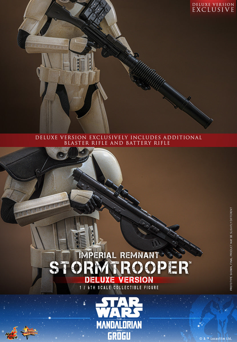 Preventa Figura Imperial Remnant Stormtrooper (Deluxe Version) - Star Wars: The Mandalorian & Grogu marca Hot Toys MMS837 escala 1/6
