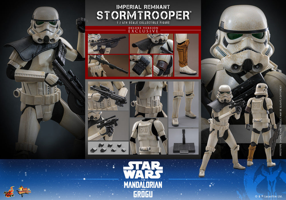 Preventa Figura Imperial Remnant Stormtrooper (Deluxe Version) - Star Wars: The Mandalorian & Grogu marca Hot Toys MMS837 escala 1/6