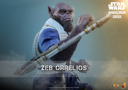 Preventa Figura Zeb Orrelios - Star Wars: The Mandalorian & Grogu marca Hot Toys MMS876 escala 1/6