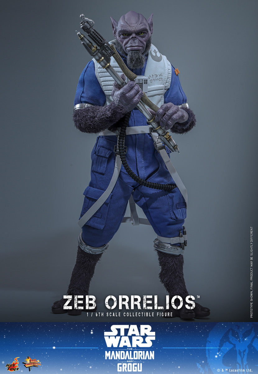Preventa Figura Zeb Orrelios - Star Wars: The Mandalorian & Grogu marca Hot Toys MMS876 escala 1/6