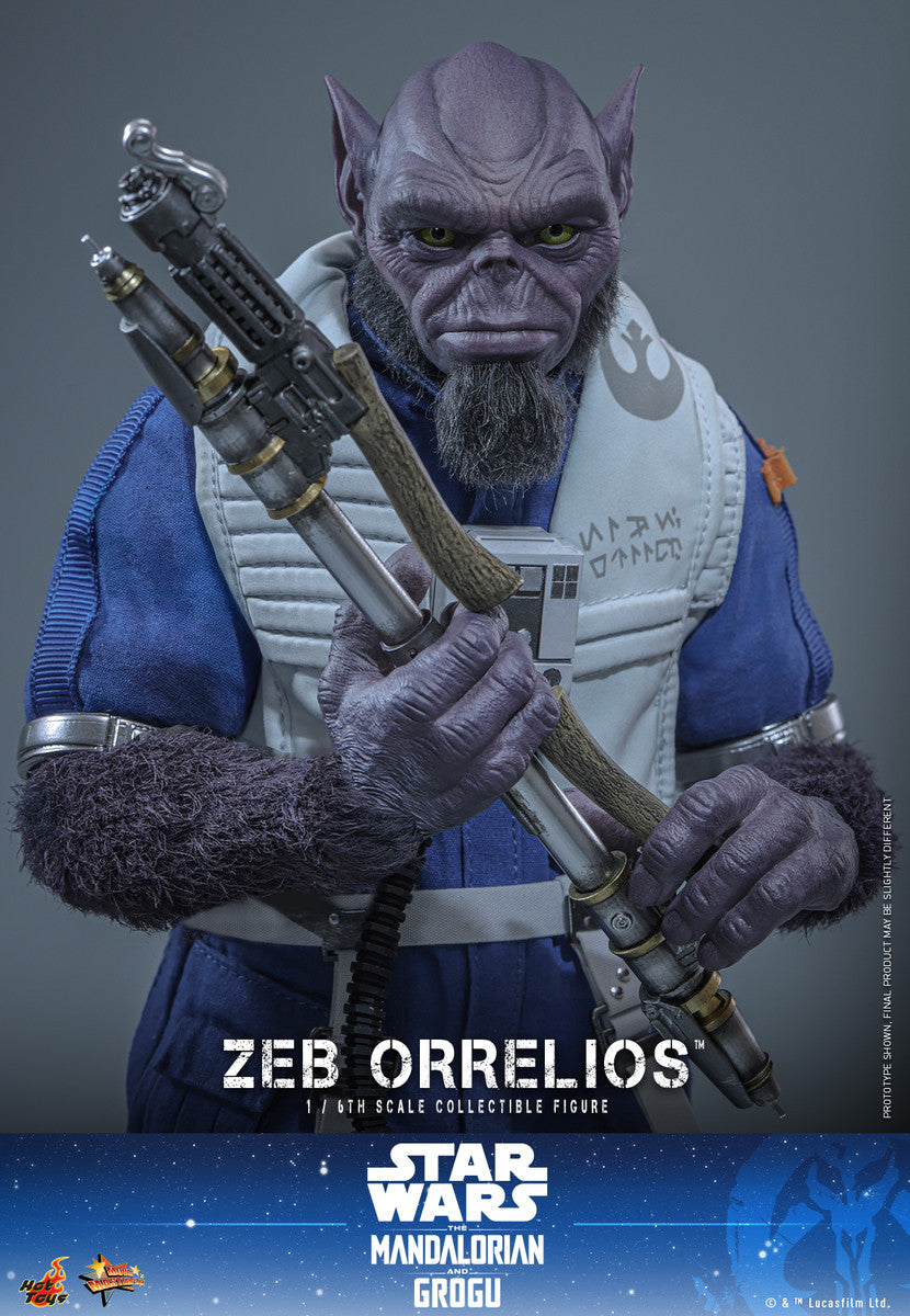 Preventa Figura Zeb Orrelios - Star Wars: The Mandalorian & Grogu marca Hot Toys MMS876 escala 1/6