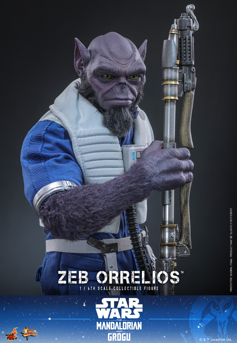 Preventa Figura Zeb Orrelios - Star Wars: The Mandalorian & Grogu marca Hot Toys MMS876 escala 1/6