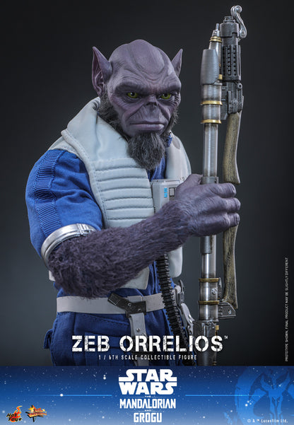 Preventa Figura Zeb Orrelios - Star Wars: The Mandalorian & Grogu marca Hot Toys MMS876 escala 1/6