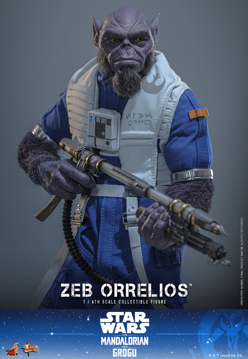 Preventa Figura Zeb Orrelios - Star Wars: The Mandalorian & Grogu marca Hot Toys MMS876 escala 1/6
