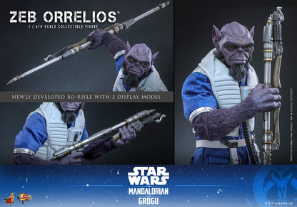 Preventa Figura Zeb Orrelios - Star Wars: The Mandalorian & Grogu marca Hot Toys MMS876 escala 1/6