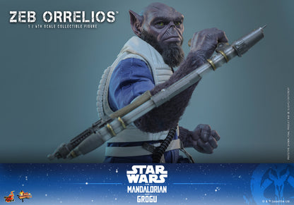 Preventa Figura Zeb Orrelios - Star Wars: The Mandalorian & Grogu marca Hot Toys MMS876 escala 1/6
