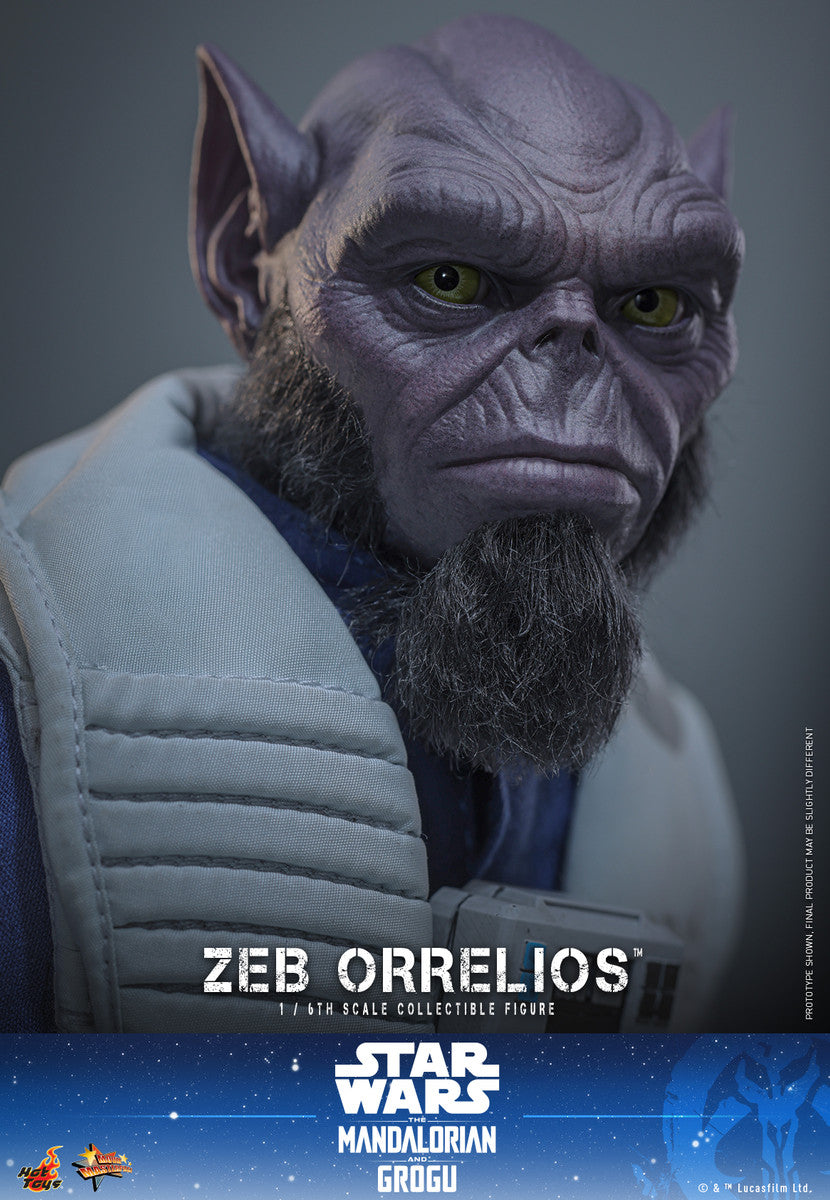 Preventa Figura Zeb Orrelios - Star Wars: The Mandalorian & Grogu marca Hot Toys MMS876 escala 1/6