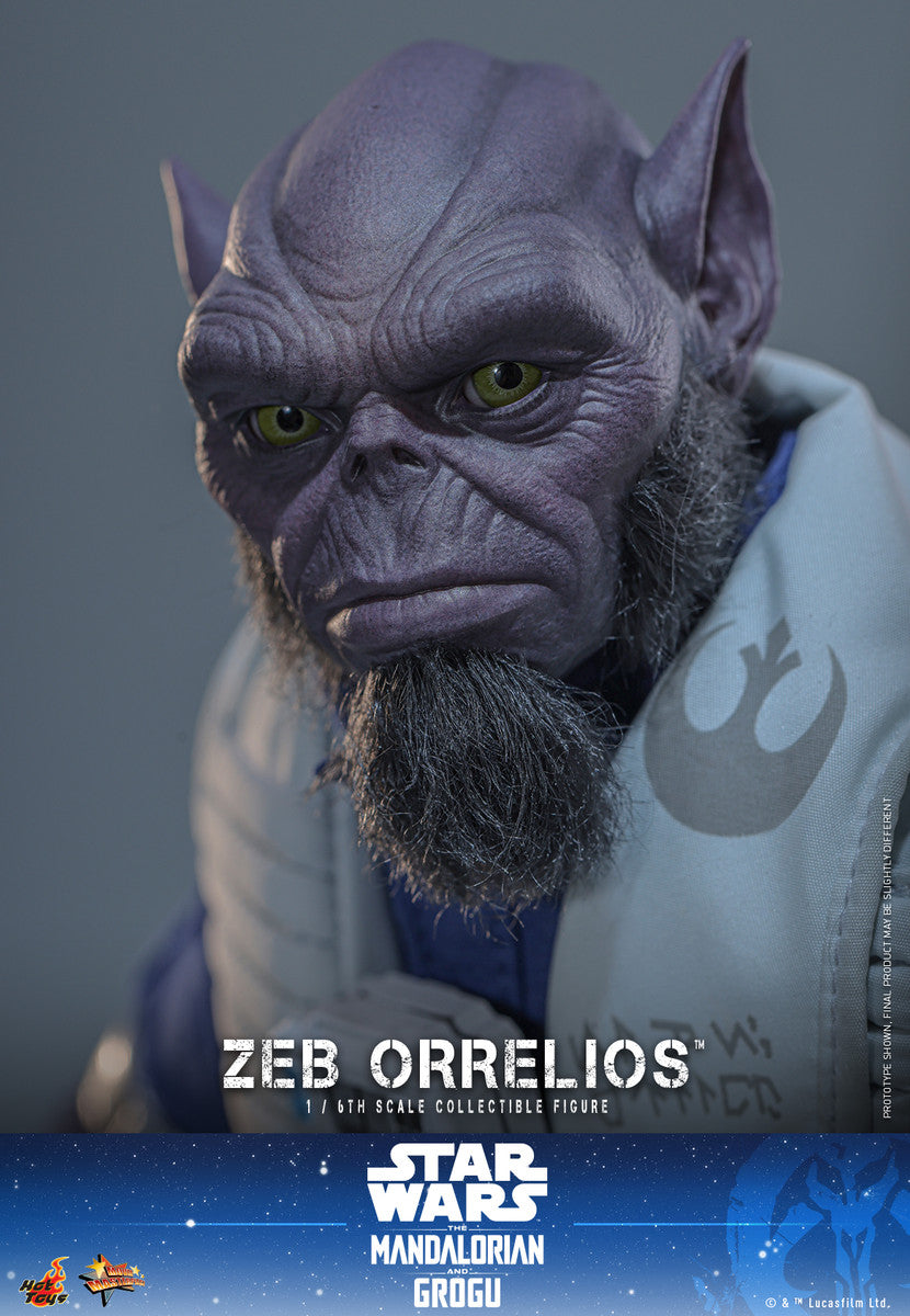 Preventa Figura Zeb Orrelios - Star Wars: The Mandalorian & Grogu marca Hot Toys MMS876 escala 1/6