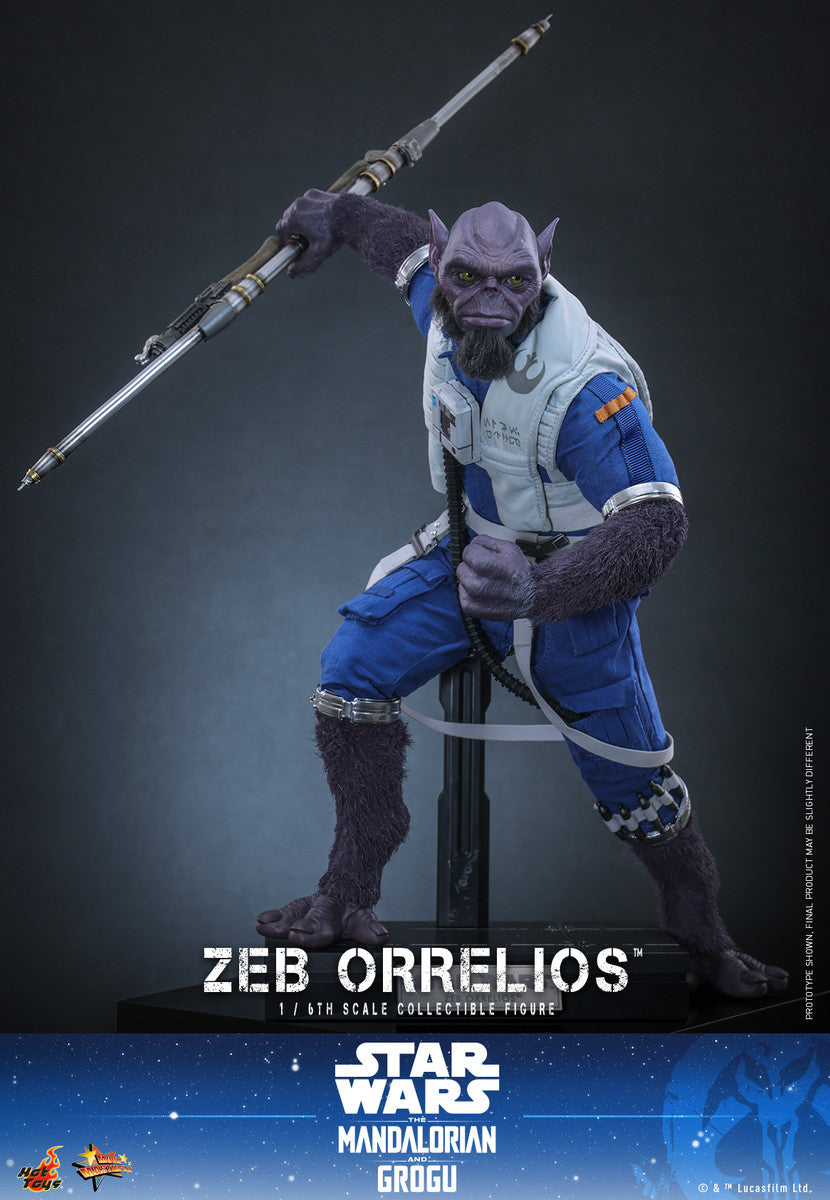Preventa Figura Zeb Orrelios - Star Wars: The Mandalorian & Grogu marca Hot Toys MMS876 escala 1/6