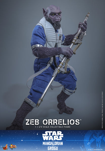 Preventa Figura Zeb Orrelios - Star Wars: The Mandalorian & Grogu marca Hot Toys MMS876 escala 1/6