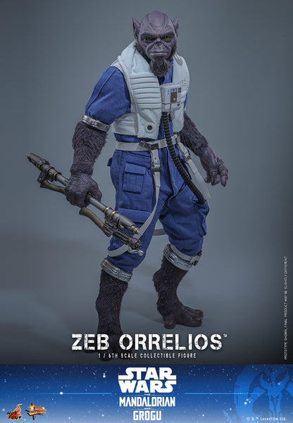 Preventa Figura Zeb Orrelios - Star Wars: The Mandalorian & Grogu marca Hot Toys MMS876 escala 1/6
