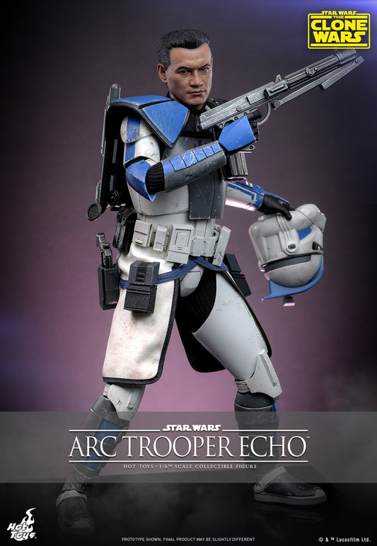 Preventa Figura Arc Trooper Echo - Star Wars: The Clone Wars™ marca Hot Toys TMS133 escala 1/6