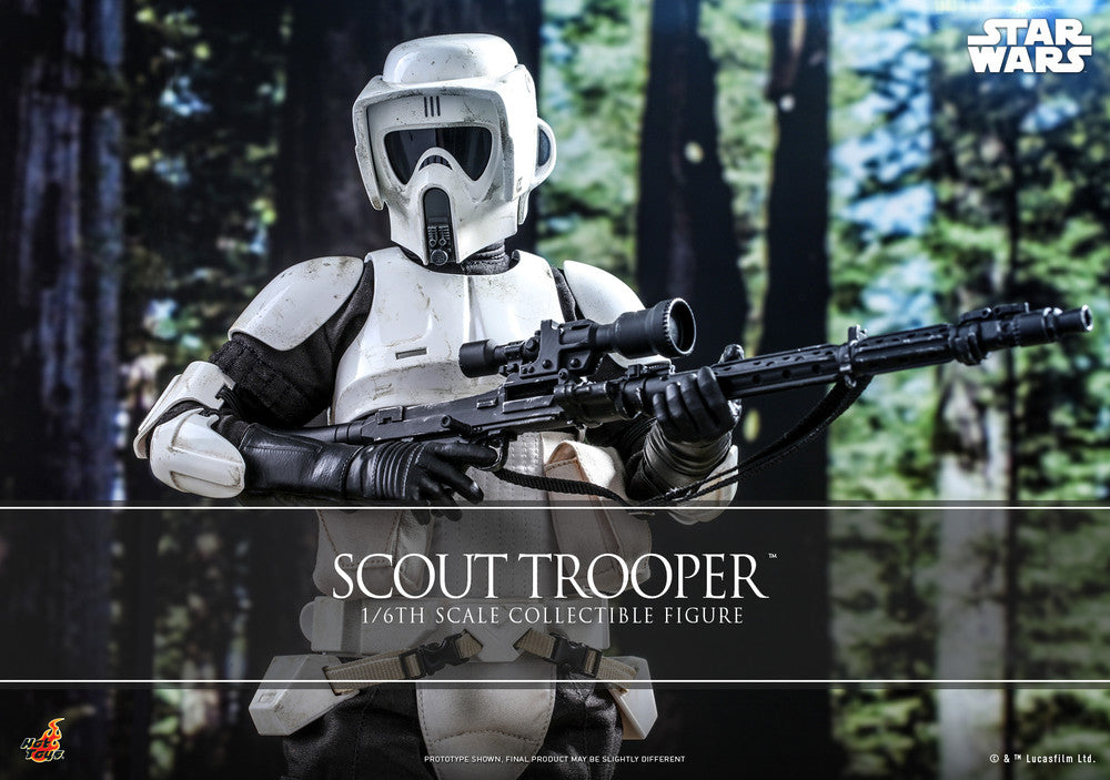 Pedido Figura Scout Trooper - Star Wars: Return of the Jedi ™ marca Hot Toys MMS611 escala 1/6