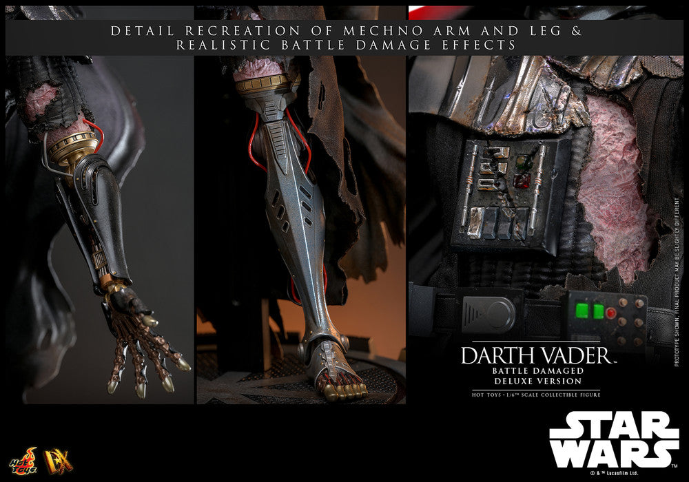Preventa Figura Darth Vader (Battle Damaged) (DELUXE version) - Star Wars™ marca Hot Toys DX45 escala 1/6