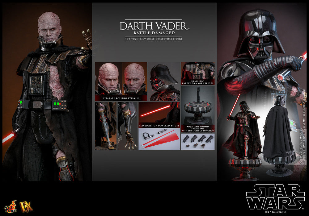 Preventa Figura Darth Vader (Battle Damaged) - Star Wars™ marca Hot Toys DX44 escala 1/6