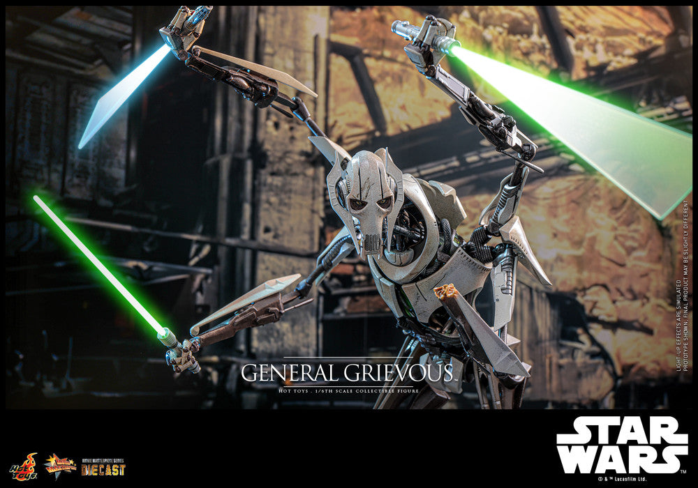 Preventa Figura General Grievous ™ - Star Wars Episode III: Revenge of the Sith ™ marca Hot Toys MMS760 D67 escala 1/6