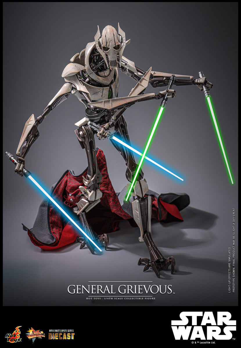 Preventa Figura General Grievous ™ - Star Wars Episode III: Revenge of the Sith ™ marca Hot Toys MMS760 D67 escala 1/6