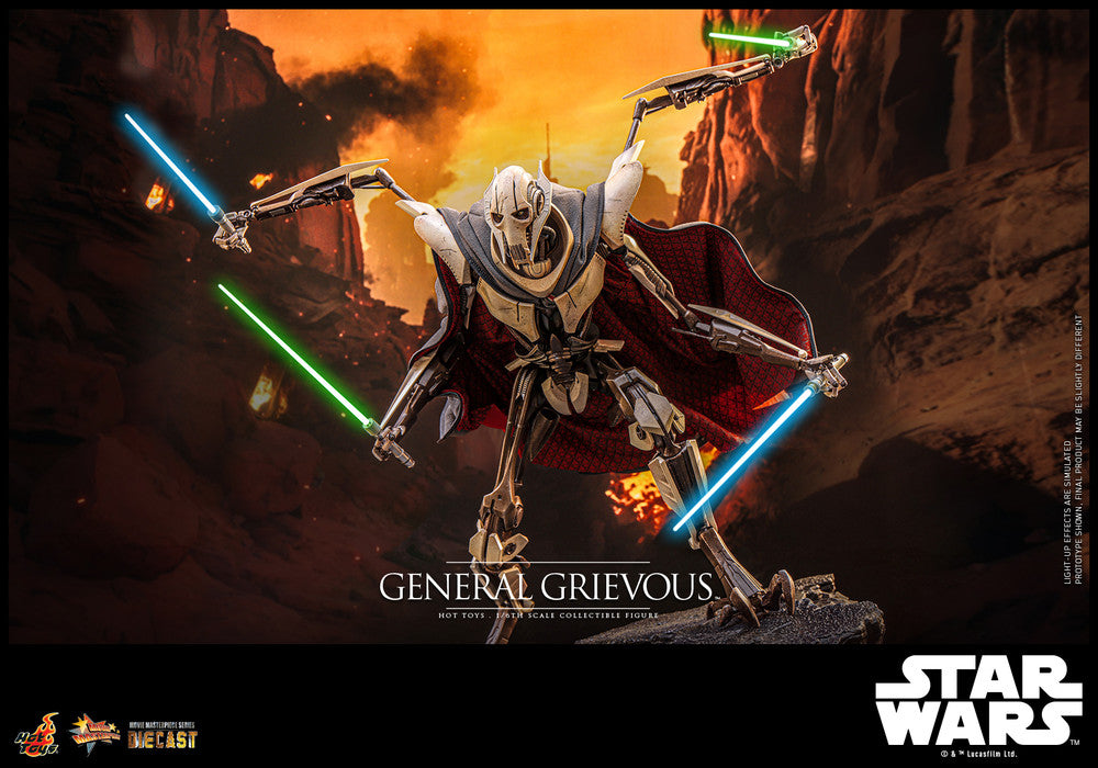 Preventa Figura General Grievous ™ - Star Wars Episode III: Revenge of the Sith ™ marca Hot Toys MMS760 D67 escala 1/6