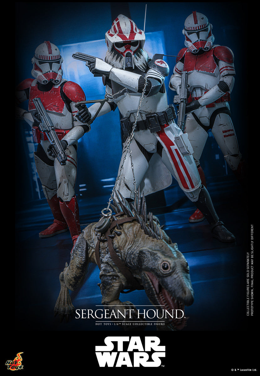 Preventa Figura Sergeant Hound - Star Wars: The Clone Wars marca Hot Toys TMS167 escala 1/6