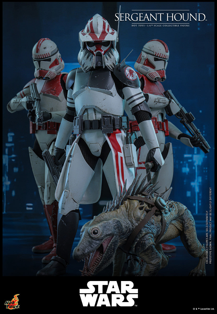 Preventa Figura Sergeant Hound - Star Wars: The Clone Wars marca Hot Toys TMS167 escala 1/6