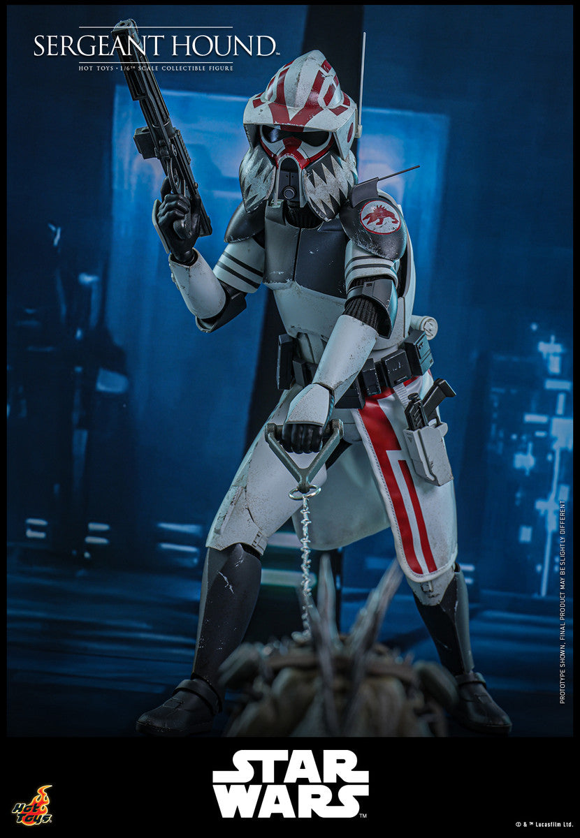 Preventa Figura Sergeant Hound - Star Wars: The Clone Wars marca Hot Toys TMS167 escala 1/6