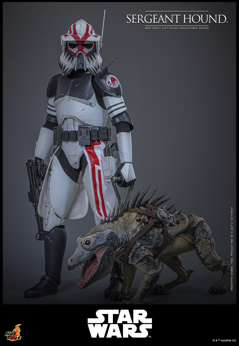 Preventa Figura Sergeant Hound - Star Wars: The Clone Wars marca Hot Toys TMS167 escala 1/6