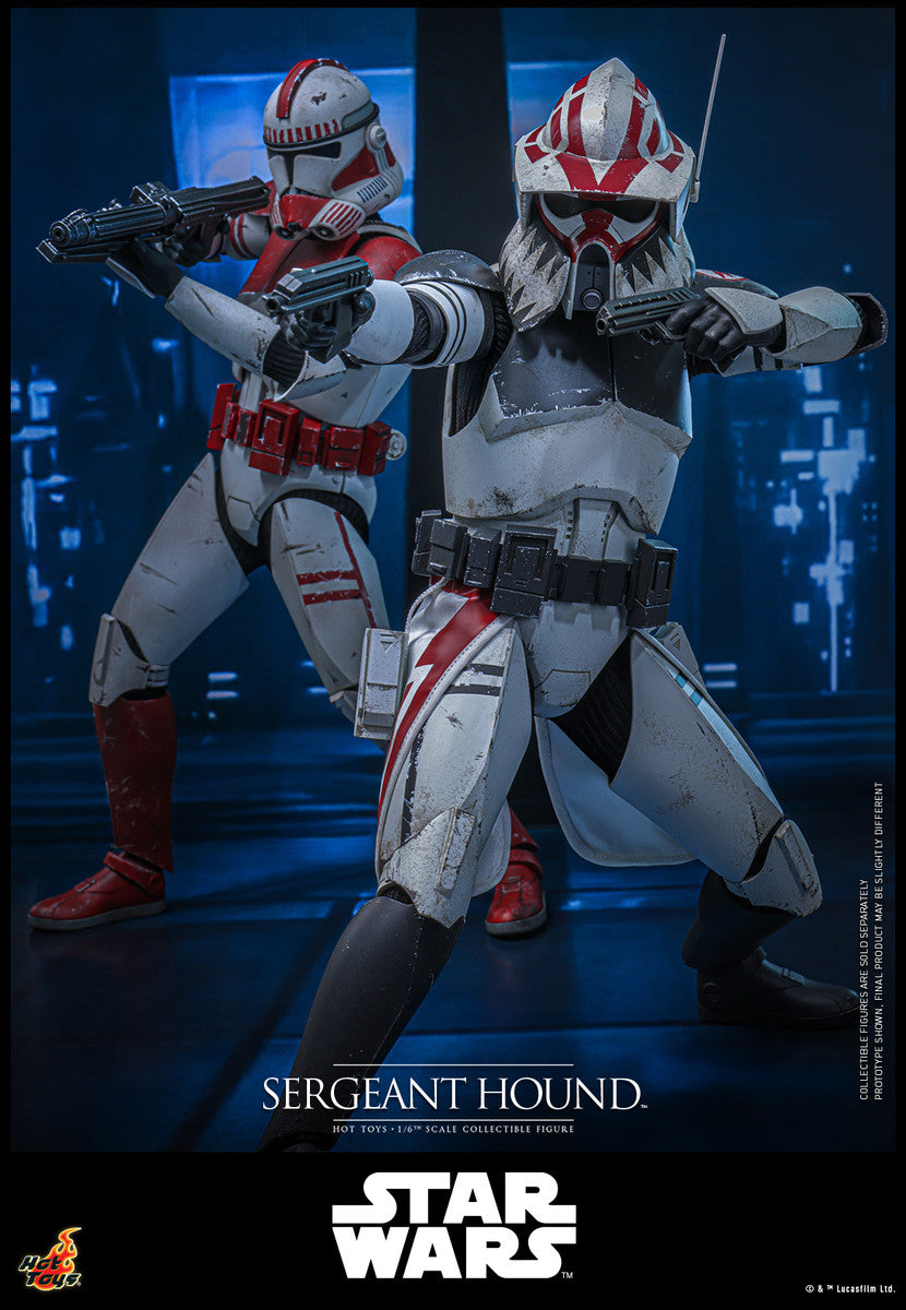 Preventa Figura Sergeant Hound - Star Wars: The Clone Wars marca Hot Toys TMS167 escala 1/6