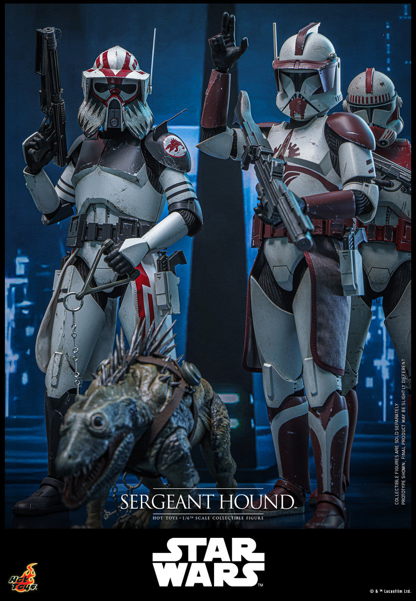 Preventa Figura Sergeant Hound - Star Wars: The Clone Wars marca Hot Toys TMS167 escala 1/6