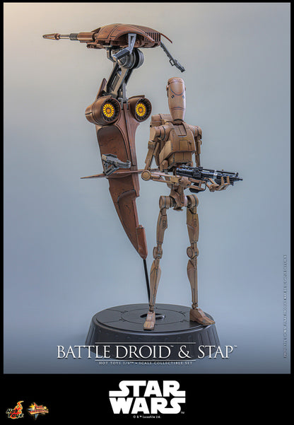 Preventa Figura Battle Droid & STAP - Star Wars: The Phantom Menace marca Hot Toys MMS887 escala 1/6
