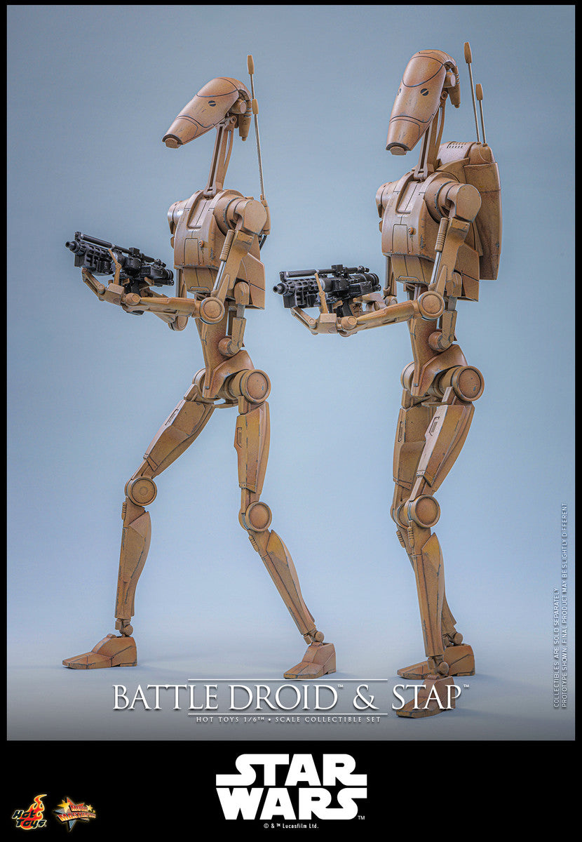 Preventa Figura Battle Droid & STAP - Star Wars: The Phantom Menace marca Hot Toys MMS887 escala 1/6