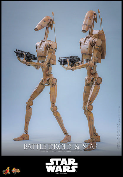 Preventa Figura Battle Droid & STAP - Star Wars: The Phantom Menace marca Hot Toys MMS887 escala 1/6
