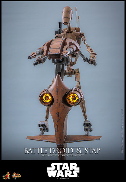 Preventa Figura Battle Droid & STAP - Star Wars: The Phantom Menace marca Hot Toys MMS887 escala 1/6