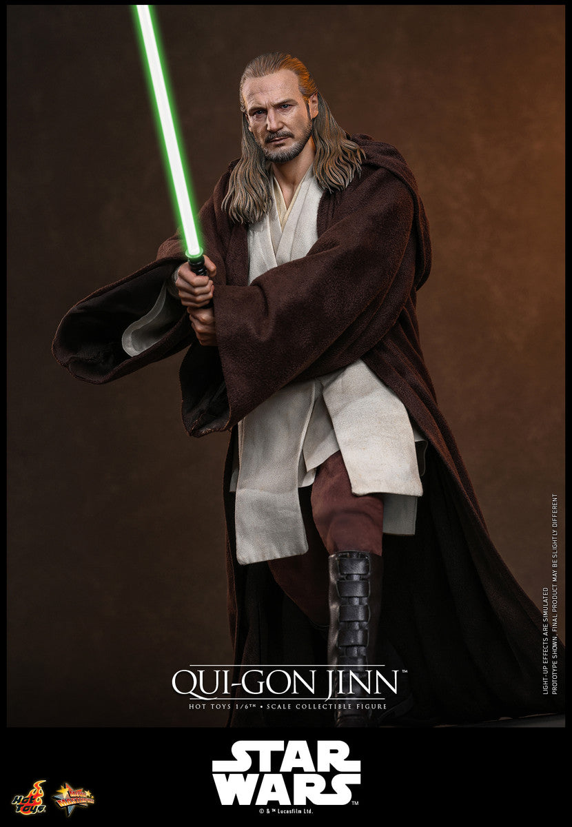 Preventa Figura Qui-Gon Jinn - Star Wars: The Phantom Menace marca Hot Toys MMS880 escala 1/6