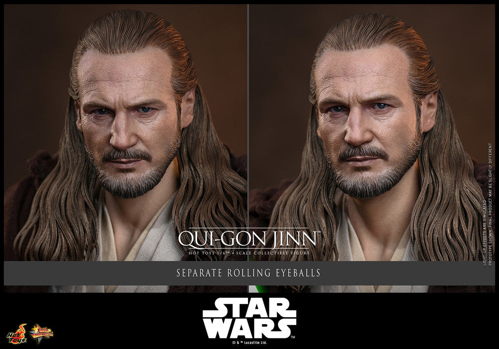 Preventa Figura Qui-Gon Jinn - Star Wars: The Phantom Menace marca Hot Toys MMS880 escala 1/6