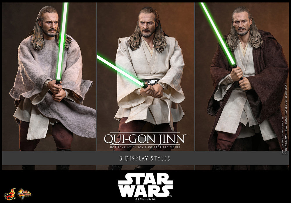 Preventa Figura Qui-Gon Jinn - Star Wars: The Phantom Menace marca Hot Toys MMS880 escala 1/6