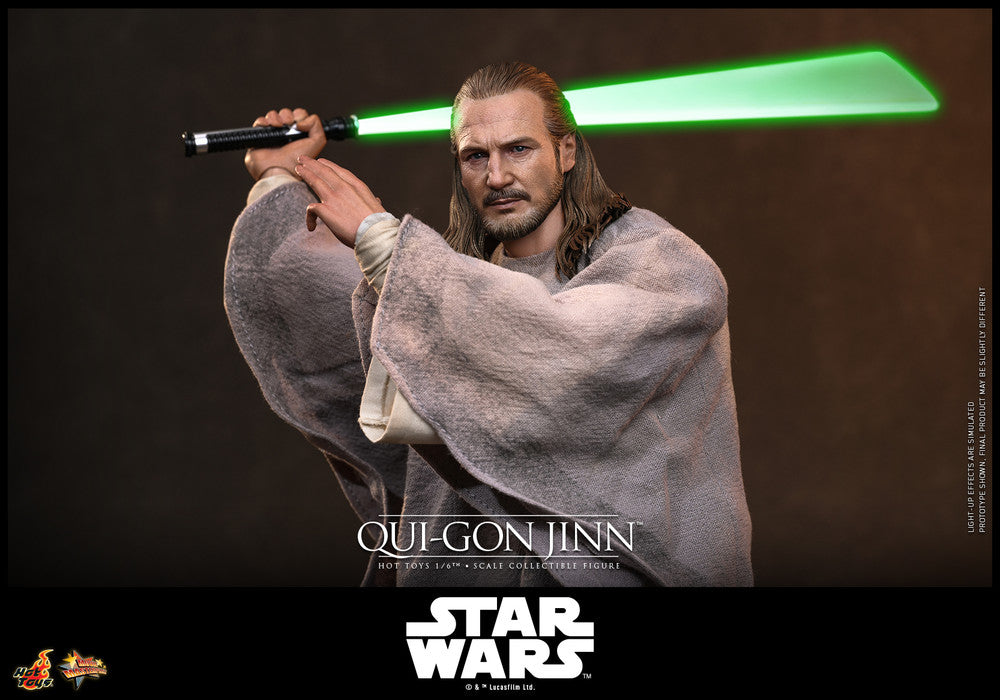 Preventa Figura Qui-Gon Jinn - Star Wars: The Phantom Menace marca Hot Toys MMS880 escala 1/6