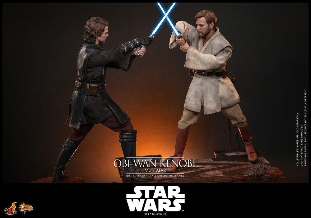 Preventa Figura Obi-Wan Kenobi (Mustafar) - Star Wars: Revenge of the Sith marca Hot Toys MMS843 escala 1/6