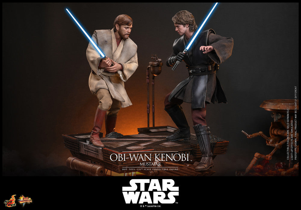 Preventa Figura Obi-Wan Kenobi (Mustafar) - Star Wars: Revenge of the Sith marca Hot Toys MMS843 escala 1/6